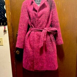 Helene Berman London. This is a beautiful alpaca wool blend coat. Very high end